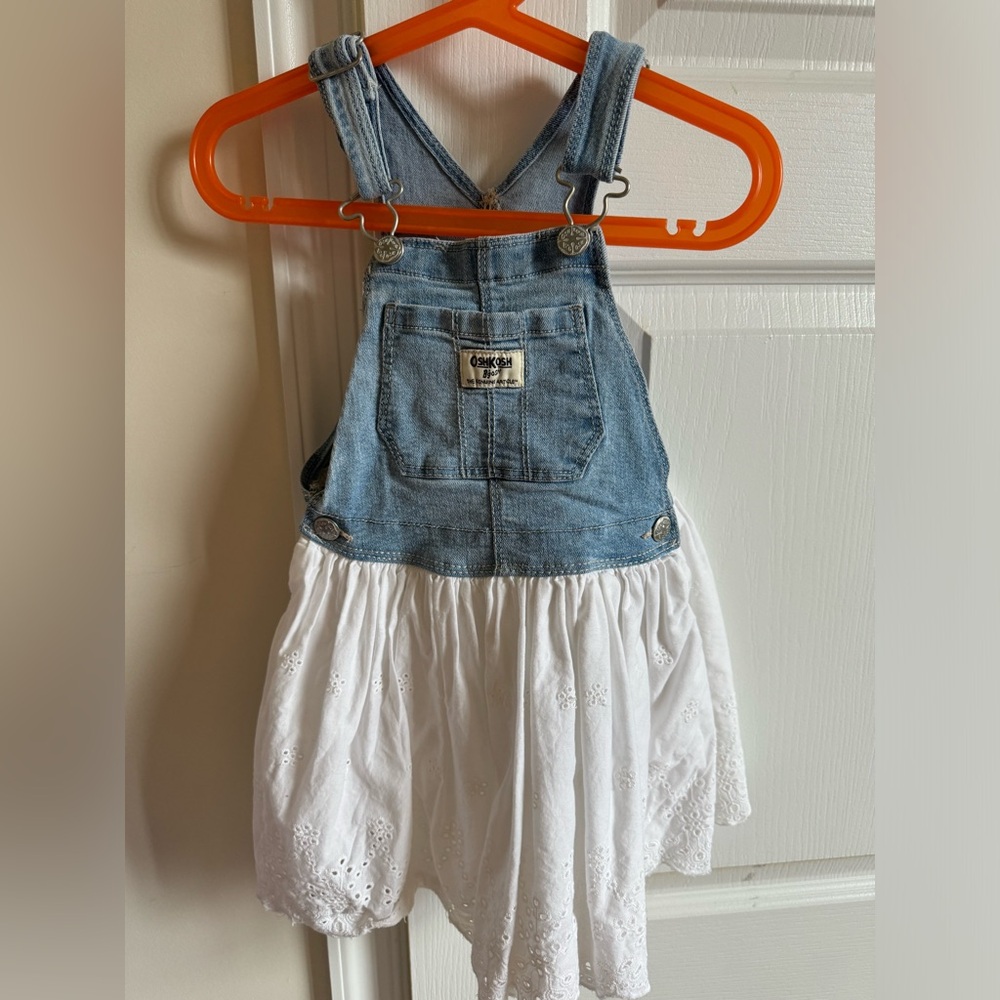 OshKosh B’gosh Denim Skirt Dress Size 4T